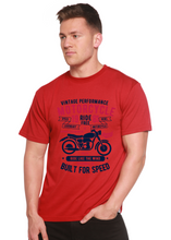 Load image into Gallery viewer, Motorcycle Ride Free Men's Bamboo Viscose/Organic Cotton Short Sleeve Graphic T-Shirt