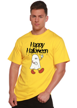 Load image into Gallery viewer, Happy Halloween Men's Bamboo Viscose/Organic Cotton Short Sleeve Graphic T-Shirt
