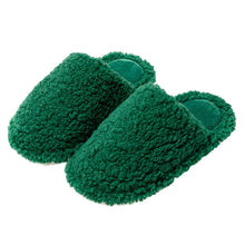 将图片加载到图库查看器,Comfortable Cotton Slippers Home Women Winter Indoor Non-Slip Warmth Shoes Couple Plush Slippers Unisex Men's And Women's House Slippers Indoor Memory Foam Cotton Slippers