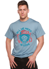 Load image into Gallery viewer, All We Need is Love Men's Bamboo Viscose/Organic Cotton Short Sleeve Graphic T-Shirt