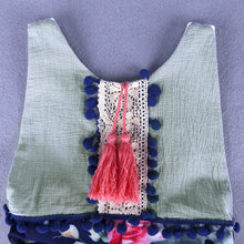 Load image into Gallery viewer, Baby Romper Floral Tassels Sleeveless Backless Jumpsuit for Newborn Baby Girl