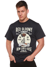 Load image into Gallery viewer, Red Gloomy Spun Bamboo® Men's Bamboo Viscose/Organic Cotton Short Sleeve Graphic T-Shirt