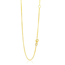 Load image into Gallery viewer, 14k Yellow Gold Adjustable Box Chain 0.8mm