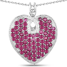 Load image into Gallery viewer, 8.03 Carat Genuine Ruby .925 Sterling Silver Pendant