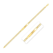 Load image into Gallery viewer, 14k Yellow Gold Curb ID Bracelet (4.70 mm)