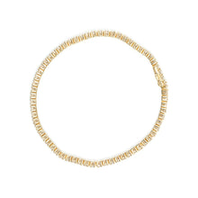 Load image into Gallery viewer, 14K Yellow Gold 6.0 Cttw Classic 4 Prong Set Round Brilliant Cut Diamond Tennis Bracelet (K-L Color, VS2-SI1 Clarity) - 7.25"