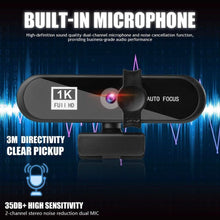 将图片加载到图库查看器,2K 4K Pc Webcam With Gift Tripod Autofocus Usb Web Camera Laptop Mini Camera 1080P with Microphone For Full Widescreen Laptop USB Webcams Privacy Shutter Tripod Desktop Notebook Webcam Video Calling Recording Webcam