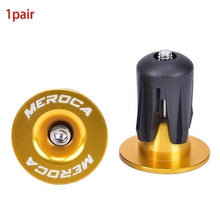 Load image into Gallery viewer, 2Pcs Bike Lightweight Bar End Plugs Aluminum Road Bicycle Grip Anti-Slip Handlebar Caps Bike Bar End Plugs Bike Handlebar Caps Handlebar End Plugs For Most Bicycles Road Bike Mountain Bike