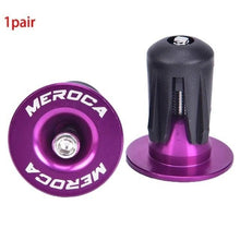 Load image into Gallery viewer, 2Pcs Bike Lightweight Bar End Plugs Aluminum Road Bicycle Grip Anti-Slip Handlebar Caps Bike Bar End Plugs Bike Handlebar Caps Handlebar End Plugs For Most Bicycles Road Bike Mountain Bike
