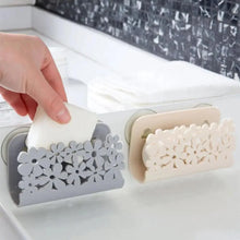 将图片加载到图库查看器,2PCS Durable Kitchen Bathroom Drying Rack Toilet Sink Suction Sponges Holder Rack Suction Cup Dish Cloths Holder Scrubbers Soap Storage