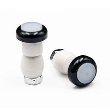 Load image into Gallery viewer, 2PCS Lightweight Bike Handlebar Light LED Bicycle Light Turn Signal Cycling Handle Bar End Plug Safty Warning Indicator Lamps Handlebar Grips Safety 2 Modes Handle Bar End Mini Plug LED Lamp