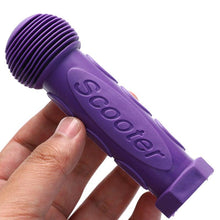 Load image into Gallery viewer, 2Pcs Purple Child Children Kid Kids Bike Bicycle Tricycle Scooter Rubber Grip Handle Handlebar Grips Anti-skid Bicycle Grips For Kids Girls Boys Non-Slip Rubber Mushroom Grips