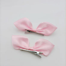 Load image into Gallery viewer, 2pcs Ribbon Standing Hair Bows Clips Vintage Bowknot Side Hairpin Cute Girls Barrettes Headdress Hair Accessories for Women