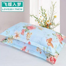 Load image into Gallery viewer, 2pcs Silk Pillowcase For Hair And Skin With Hidden Zipper Print Pillow Case Adult Thick Pillow Case For Home Decor King Size Pillow Case