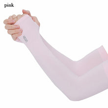 Load image into Gallery viewer, 2Pcs Unisex Cooling Arm Sleeves Cover Compression Sun Protection UV Cooling Sleeve Tattoo Cover Up Men & Women Cycling Biking Riding Golf Football Arm Cover Men Sports Running Outdoor Sun Protection Sleeves To Hide Tattoo