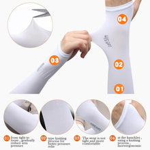 Load image into Gallery viewer, 2Pcs Unisex Cooling Arm Sleeves UV Protection Arm Sleeves Compression Cooling Men And Women Summer Cycling Driving Golf Running Cover Sports Running UV Sun Protection Outdoor Men Fishing Cycling Sleeves Hide Tattoos Arm Cover