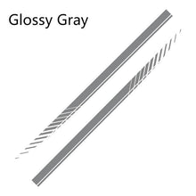 Load image into Gallery viewer, 2PCS Universal Car Side Skirt Decal Stickers Body Side Sports Racing Stripe Car Side Stripes Universal Racing Sticker Decals Side Stripe Skirts Stickers Body Side Graphics Vinyl Sticker Decals Racing Sport Automobiles Body Wrap Car Accessories