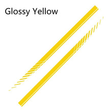 Load image into Gallery viewer, 2PCS Universal Car Side Skirt Decal Stickers Body Side Sports Racing Stripe Car Side Stripes Universal Racing Sticker Decals Side Stripe Skirts Stickers Body Side Graphics Vinyl Sticker Decals Racing Sport Automobiles Body Wrap Car Accessories