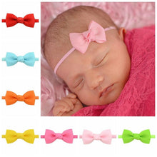 将图片加载到图库查看器,2Pcs/lot Baby Girls Headband Infant Hair Accessories Cloth Tie Bows Headwear Tiara Gift Toddlers bandage Ribbon Newborn Headwrap Gorgeous Hair Accessories For Babies