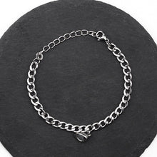 将图片加载到图库查看器,2Pcs/Set Heart Shaped Magnet Attraction Bracelet For Couples Stainless Steel Chain Mens Womens Charm Bracelets For Couples Set Chain Bracelet Heart Magnetic Bracelets For Men Women Promise Attraction Link For Boyfriend Girlfriend