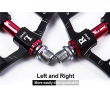 将图片加载到图库查看器,3 Bearings Bicycle Pedals Ultralight Anti-Slip Road Pedal Cycling Sealed Bearing Bike Pedals Accessories Bearings Pedals For Bicycle Lightweight Bicycle Pedals Of Road Bikes
