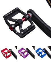 将图片加载到图库查看器,3 Bearings Bicycle Pedals Ultralight Anti-Slip Road Pedal Cycling Sealed Bearing Bike Pedals Accessories Bearings Pedals For Bicycle Lightweight Bicycle Pedals Of Road Bikes