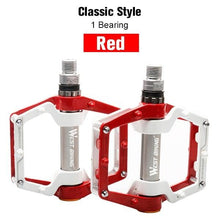 将图片加载到图库查看器,3 Bearings Bicycle Pedals Ultralight Anti-Slip Road Pedal Cycling Sealed Bearing Bike Pedals Accessories Bearings Pedals For Bicycle Lightweight Bicycle Pedals Of Road Bikes