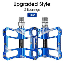 将图片加载到图库查看器,3 Bearings Bicycle Pedals Ultralight Anti-Slip Road Pedal Cycling Sealed Bearing Bike Pedals Accessories Bearings Pedals For Bicycle Lightweight Bicycle Pedals Of Road Bikes