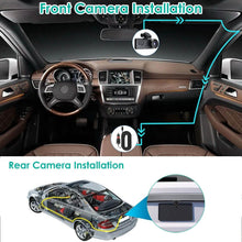 Load image into Gallery viewer, 3 Channel Dash Cam Front Inside Rear Vehicle Driving Recorder Car DVR