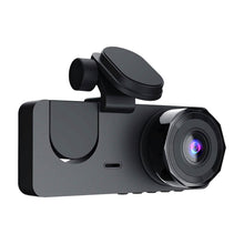 Load image into Gallery viewer, 3 Channel Dash Cam Front Inside Rear Vehicle Driving Recorder Car DVR