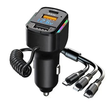 Load image into Gallery viewer, 3-in-1 65W 3-port USB PD Fast Car Charger