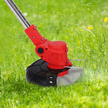 Load image into Gallery viewer, 3-in-1 Electric Cordless Grass Wacker Battery Powered Grass Trimmer with Wheels Adjustable Head with 2-Pieces 2500mAh Batteries
