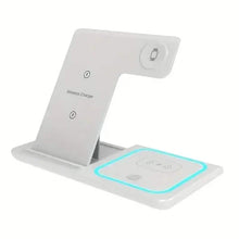 Load image into Gallery viewer, 3-in-1 Folding Fast Wireless Charger Station