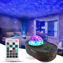 Load image into Gallery viewer, 3-in-1 Galaxy Night Light Projector with Remote Control
