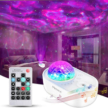 Load image into Gallery viewer, 3-in-1 Galaxy Night Light Projector with Remote Control