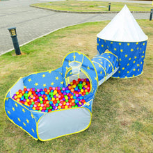 Load image into Gallery viewer, 3-in-1 Kids Play Tent Ball Pit Set