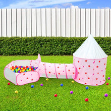Load image into Gallery viewer, 3-in-1 Kids Play Tent Ball Pit Set