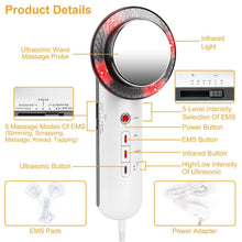 将图片加载到图库查看器,3-in-1 Multifunctional EMS Infrared Massager Fat Remover