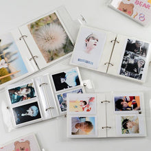 将图片加载到图库查看器,3 Inch Polaroid Photo Album Cute Bear Transparent Jewelry Small Card Collection Storage Book Mini Leaf Scrapbook Paper Baby Family Scrapbook Albums
