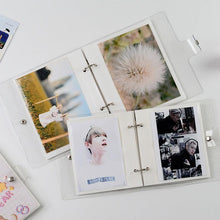 将图片加载到图库查看器,3 Inch Polaroid Photo Album Cute Bear Transparent Jewelry Small Card Collection Storage Book Mini Leaf Scrapbook Paper Baby Family Scrapbook Albums