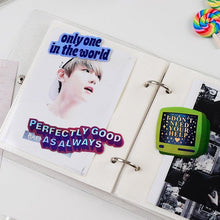将图片加载到图库查看器,3 Inch Polaroid Photo Album Cute Bear Transparent Jewelry Small Card Collection Storage Book Mini Leaf Scrapbook Paper Baby Family Scrapbook Albums