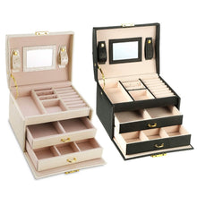 Load image into Gallery viewer, 3-Layer Jewelry Case Organizer