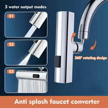 将图片加载到图库查看器,3-Mode Leakproof Sink Faucet Adapter - Durable Copper Construction for Kitchen and Bathroom