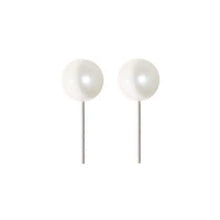 Load image into Gallery viewer, 3-Pack: 8 MM Faux Pearl Stud Earrings