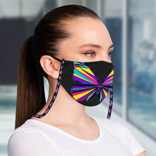 Load image into Gallery viewer, 3-Pack: Anti-Lost Easy To Carry Reusable Cotton Face Mask With Lanyard Leash