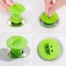 Load image into Gallery viewer, 3-Pack: Bathroom Drain Hair Catcher Bath Stopper Plug Sink