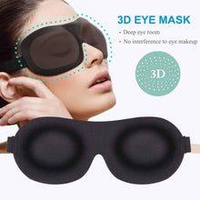 Load image into Gallery viewer, 3-Pack: Blackout Eye Mask with Adjustable Strap