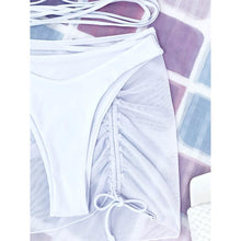 Load image into Gallery viewer, 3-Pack: Criss Cross Halter Bikini Swimsuit & Beach Skirt