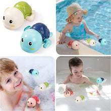 Load image into Gallery viewer, 3-Pack: Cute Swimming Turtle Bath Toys