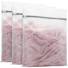 Load image into Gallery viewer, 3-Pack: Durable Honeycomb Mesh Laundry Bags